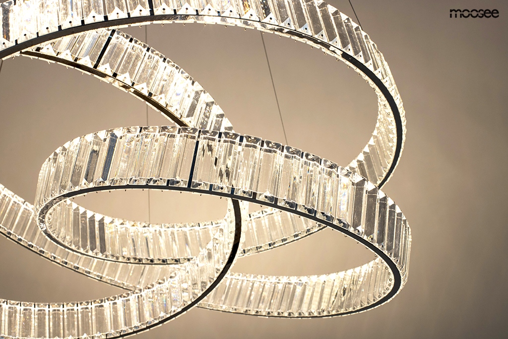 MOOSEE lampa wisząca WAVE 80 chrom - obrazek 5