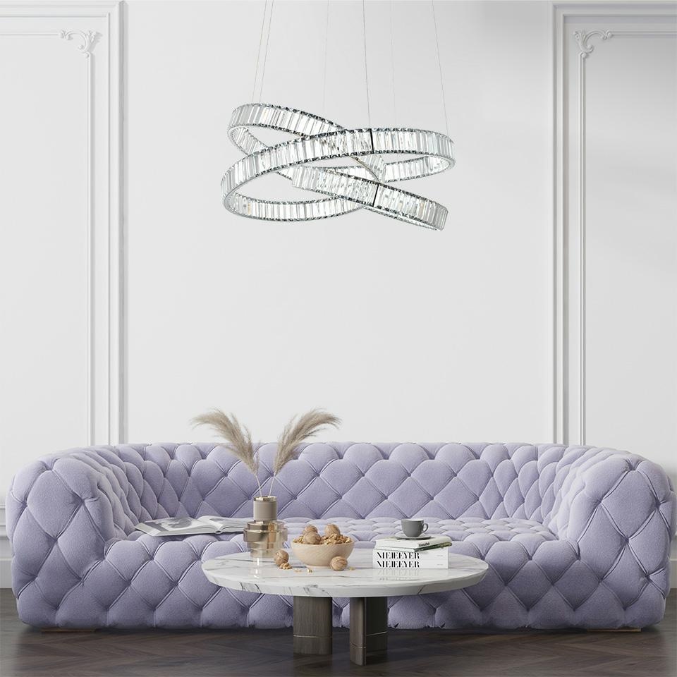 MOOSEE lampa wisząca WAVE 80 chrom - obrazek 13