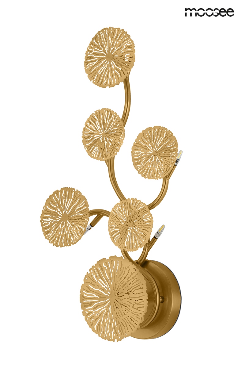 MOOSEE lampa ścienna LIRIO 6 złota - obrazek 4