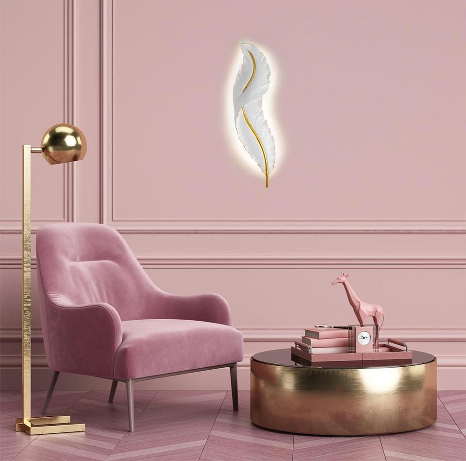 MOOSEE lampa ścienna IKAR 60 biała / złota - obrazek 12