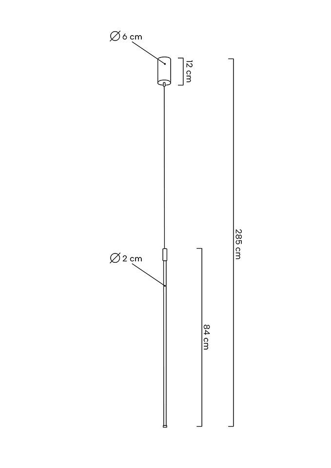 MOOSEE lampa wisząca OMBRE 80 biała - obrazek 8