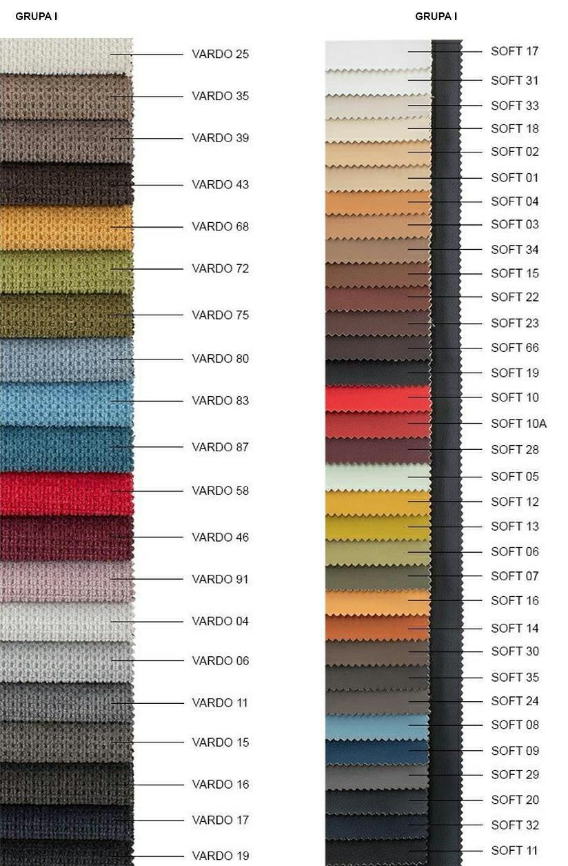 Narożnik BILBAO z funkcją spania - I grupa tkanin - obrazek 5