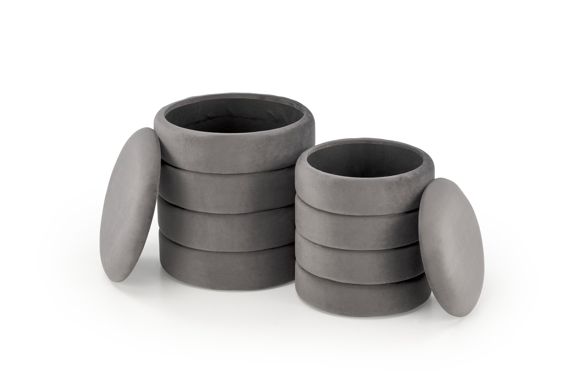 NUNEZ pufa popielaty - obrazek 3