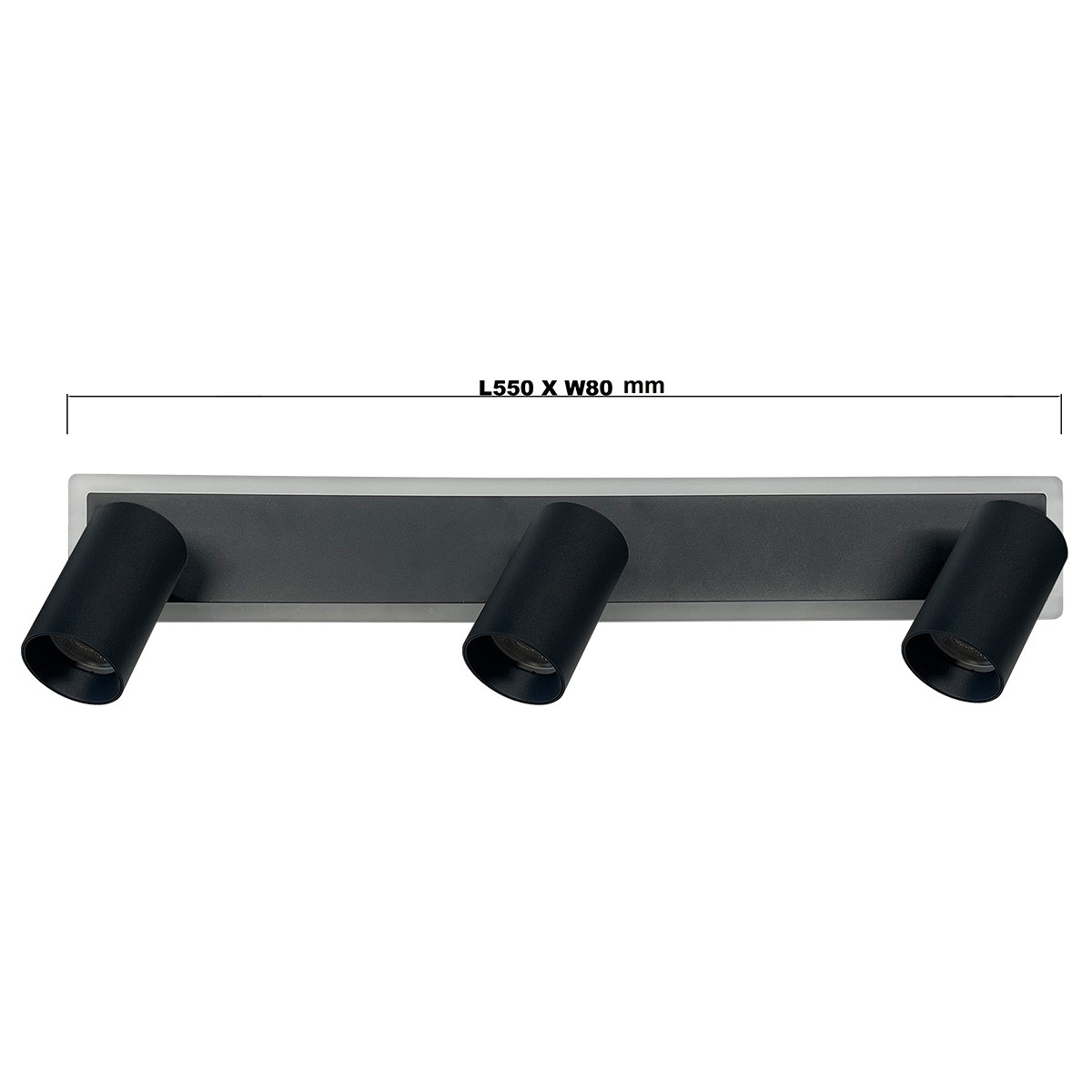 Spot Parma 3 czarny 3xGU10 LED CCT - obrazek 10