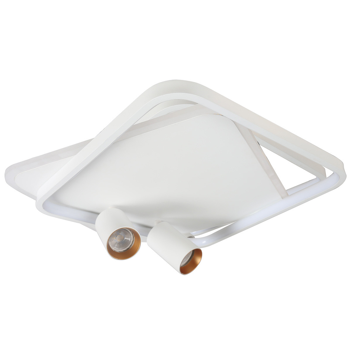 Plafon Parma 2 kwadratowy biały 2xGU10 LED CCT - obrazek 7
