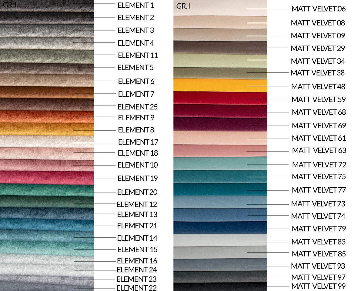 Narożnik BILBAO z funkcją spania - I grupa tkanin - obrazek 8