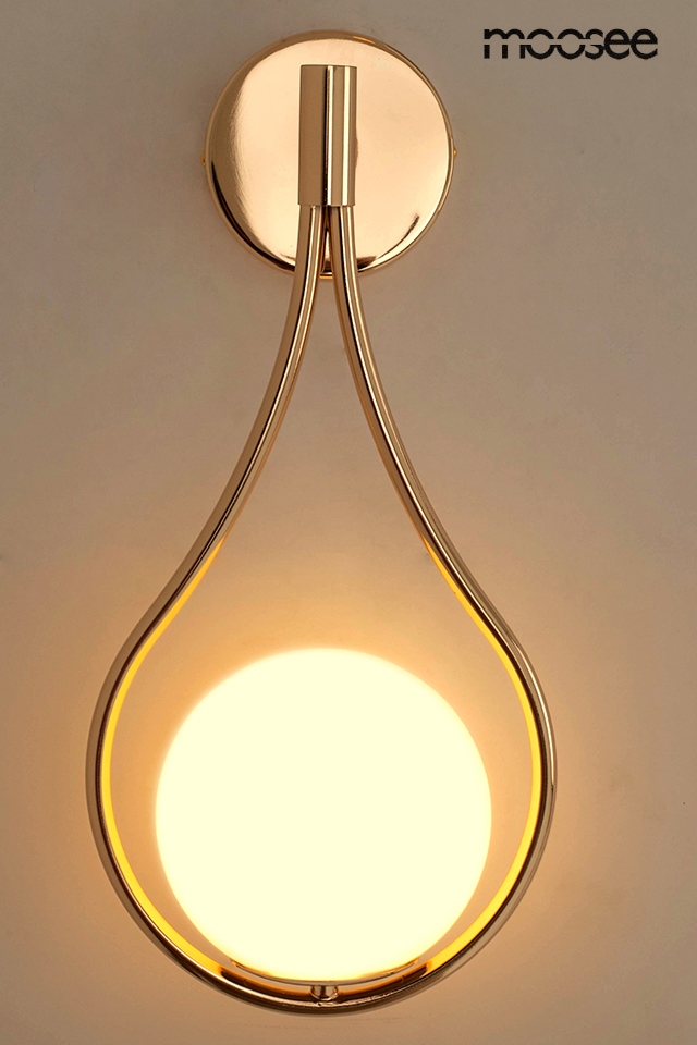 MOOSEE lampa ścienna ROMA złota - obrazek 3