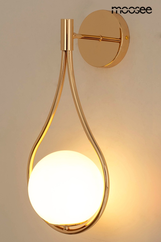 MOOSEE lampa ścienna ROMA złota - obrazek 4