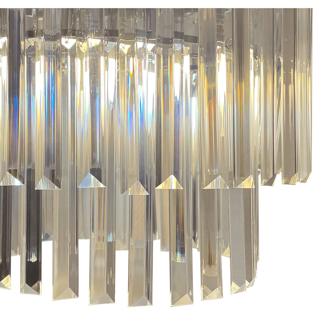 Plafon Vetro 4 srebrny 4xE14 - obrazek 5