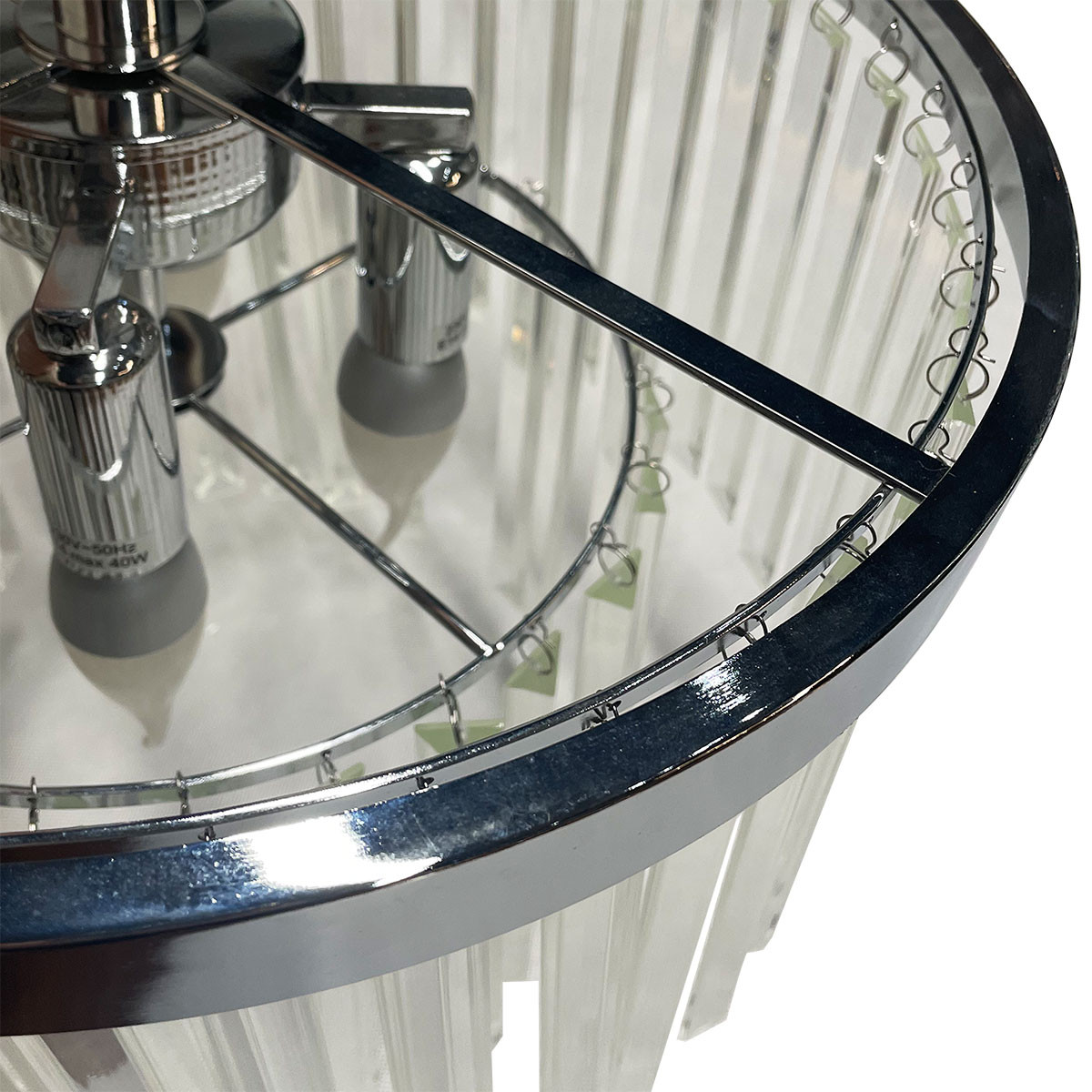 Plafon Vetro 4 srebrny 4xE14 - obrazek 8