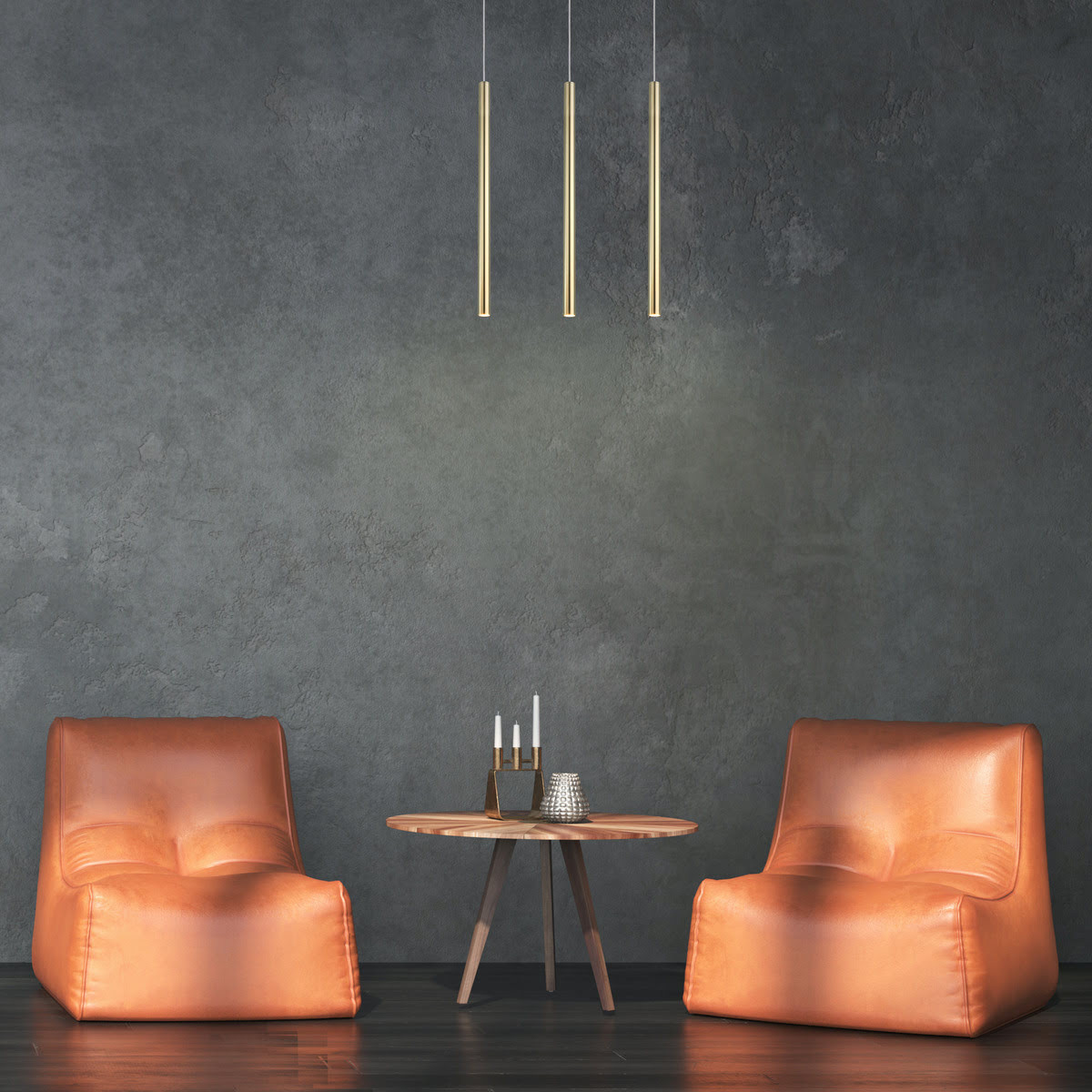 Lampa wisząca Lungo 3 linia złota 3xG9 - obrazek 4