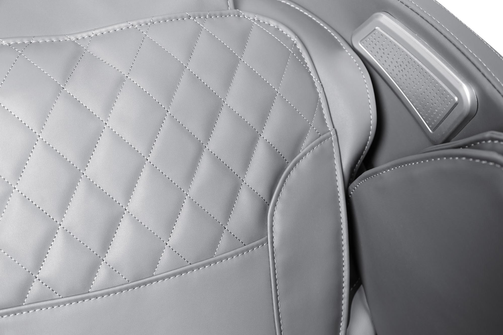 SOLARIA fotel wypoczynkowy z funkcją masażu i podgrzewania, kremowy / popielaty - obrazek 16