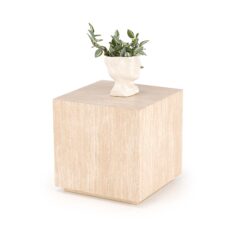 TRAVERTINO_S KWADRAT ława, trawertyn