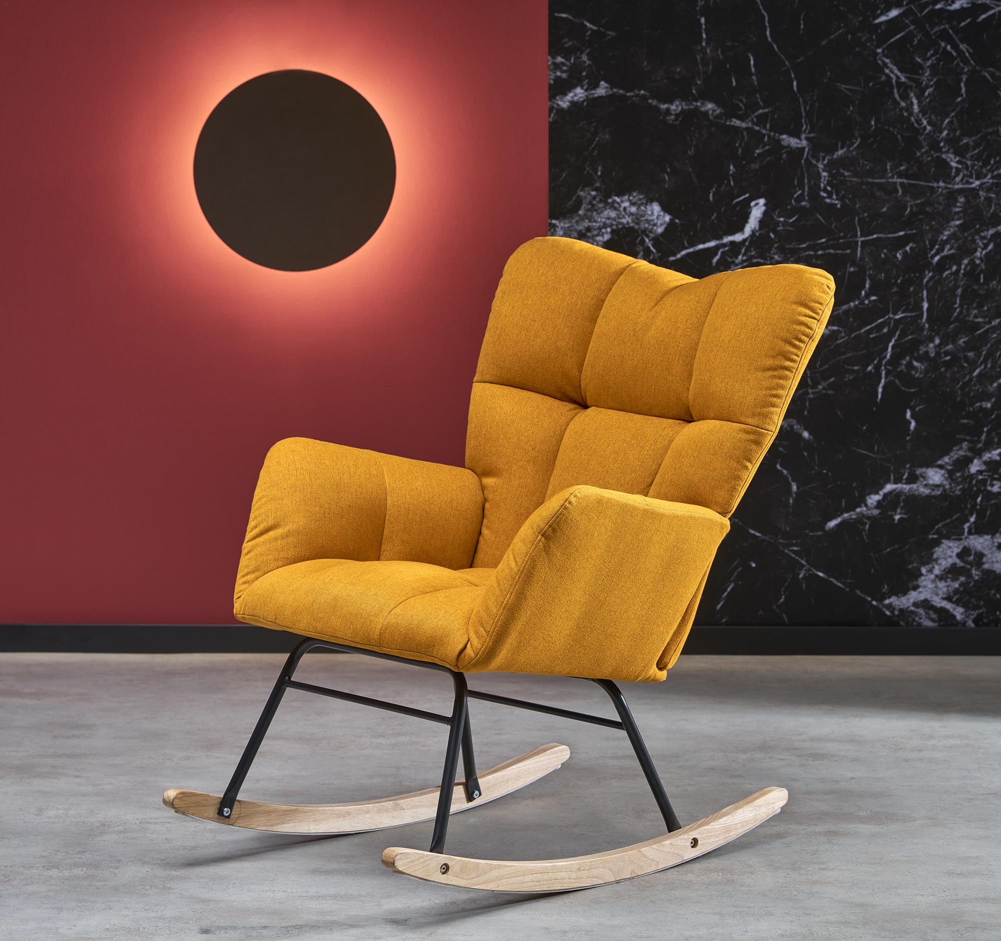 VASCO fotel bujany musztardowy - obrazek 12