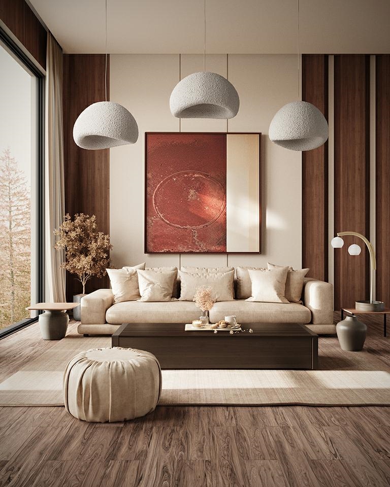 MOOSEE lampa wisząca NEST 120 biała - obrazek 6