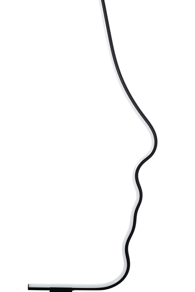 Lampa podłogowa FACE FLOOR czarna - obrazek 6