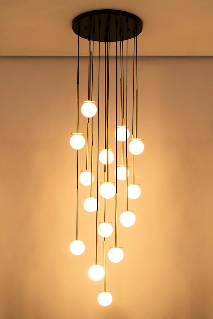 MOOSEE lampa wisząca CANNON DISC 16 złota - obrazek 4