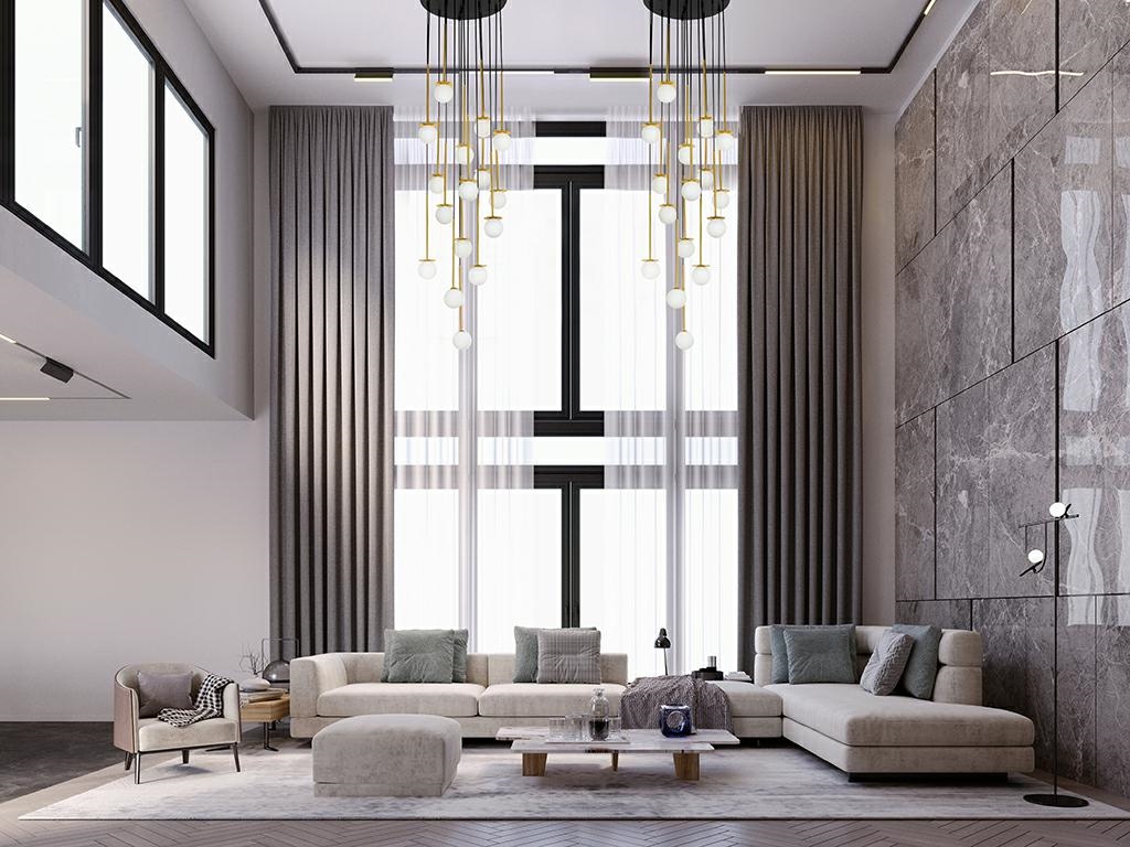 MOOSEE lampa wisząca CANNON DISC 16 złota - obrazek 9