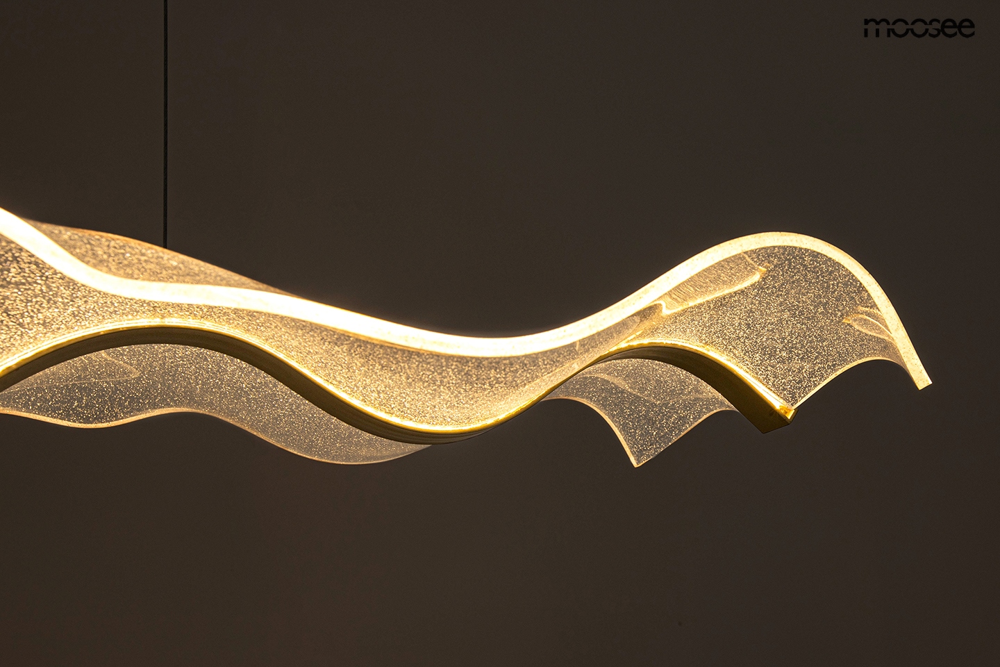 MOOSEE lampa wisząca BREATH 120 złota - obrazek 5