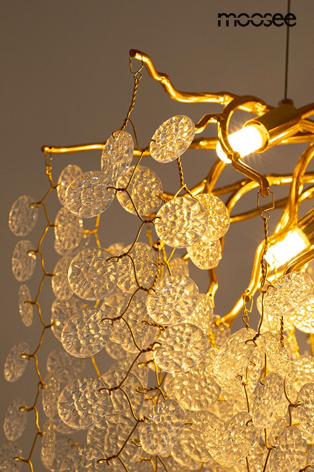MOOSEE lampa wisząca RIVIERA 60 złota / clear - obrazek 4