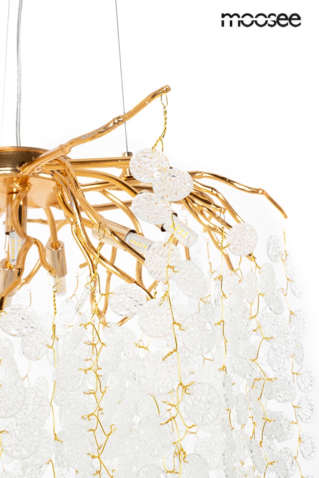 MOOSEE lampa wisząca RIVIERA 60 złota / clear - obrazek 5