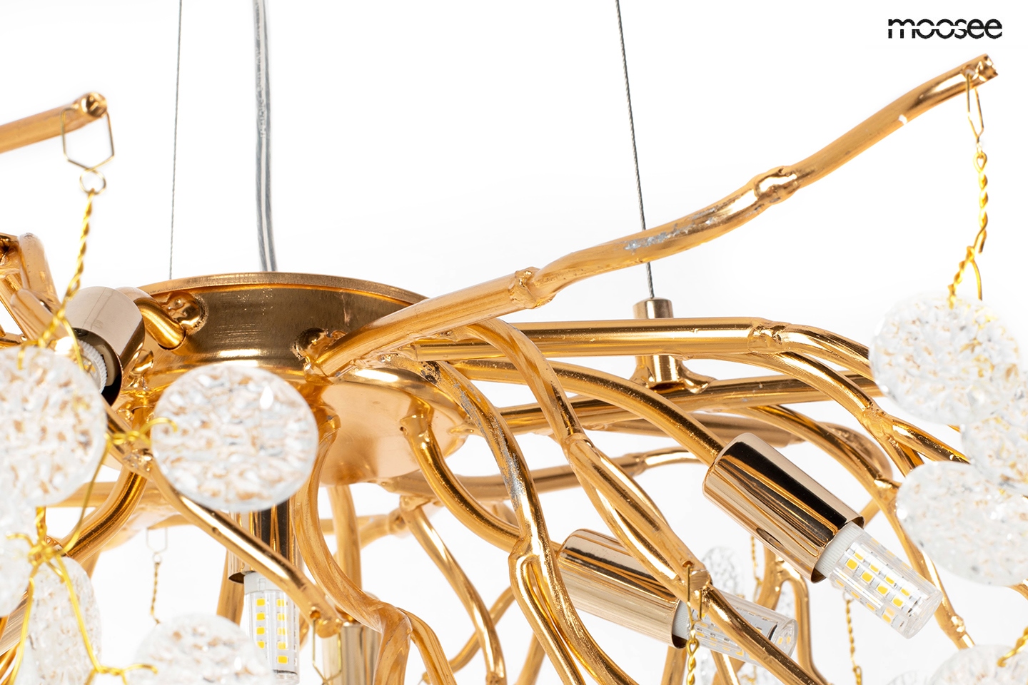 MOOSEE lampa wisząca RIVIERA 60 złota / clear - obrazek 6