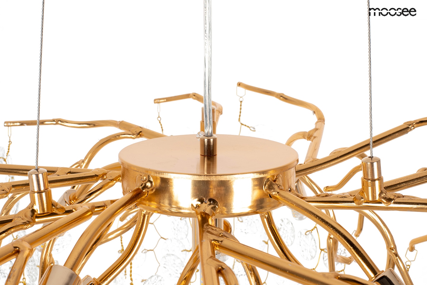 MOOSEE lampa wisząca RIVIERA 60 złota / clear - obrazek 8