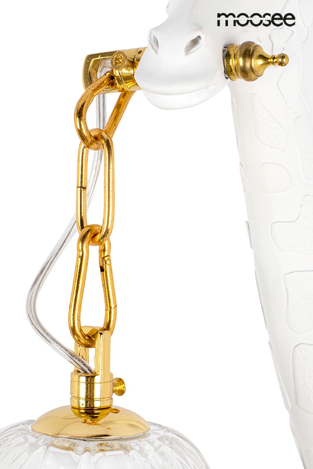 MOOSEE lampa ścienna GIRAFFE biała - obrazek 6