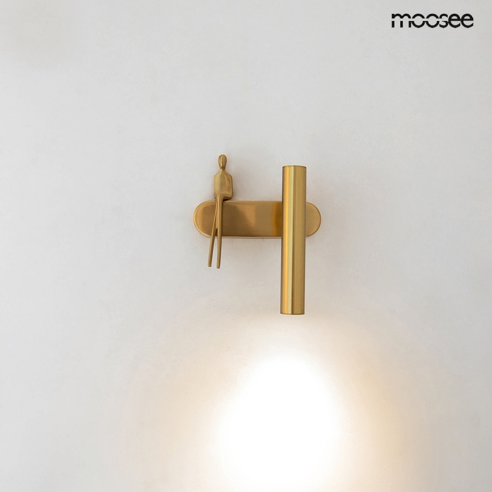 MOOSEE lampa ścienna BOY TUBE R złota - obrazek 4