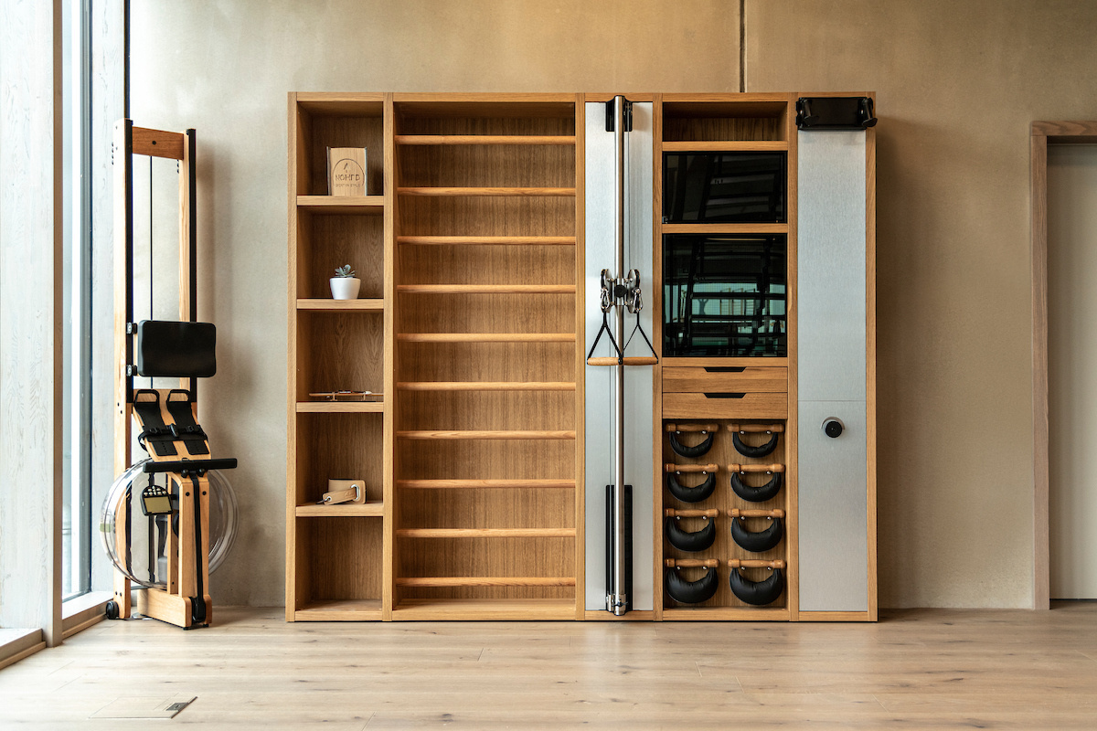 Moduł z regałami do ścianki NOHRD Wall Oak Dąb - obrazek 5