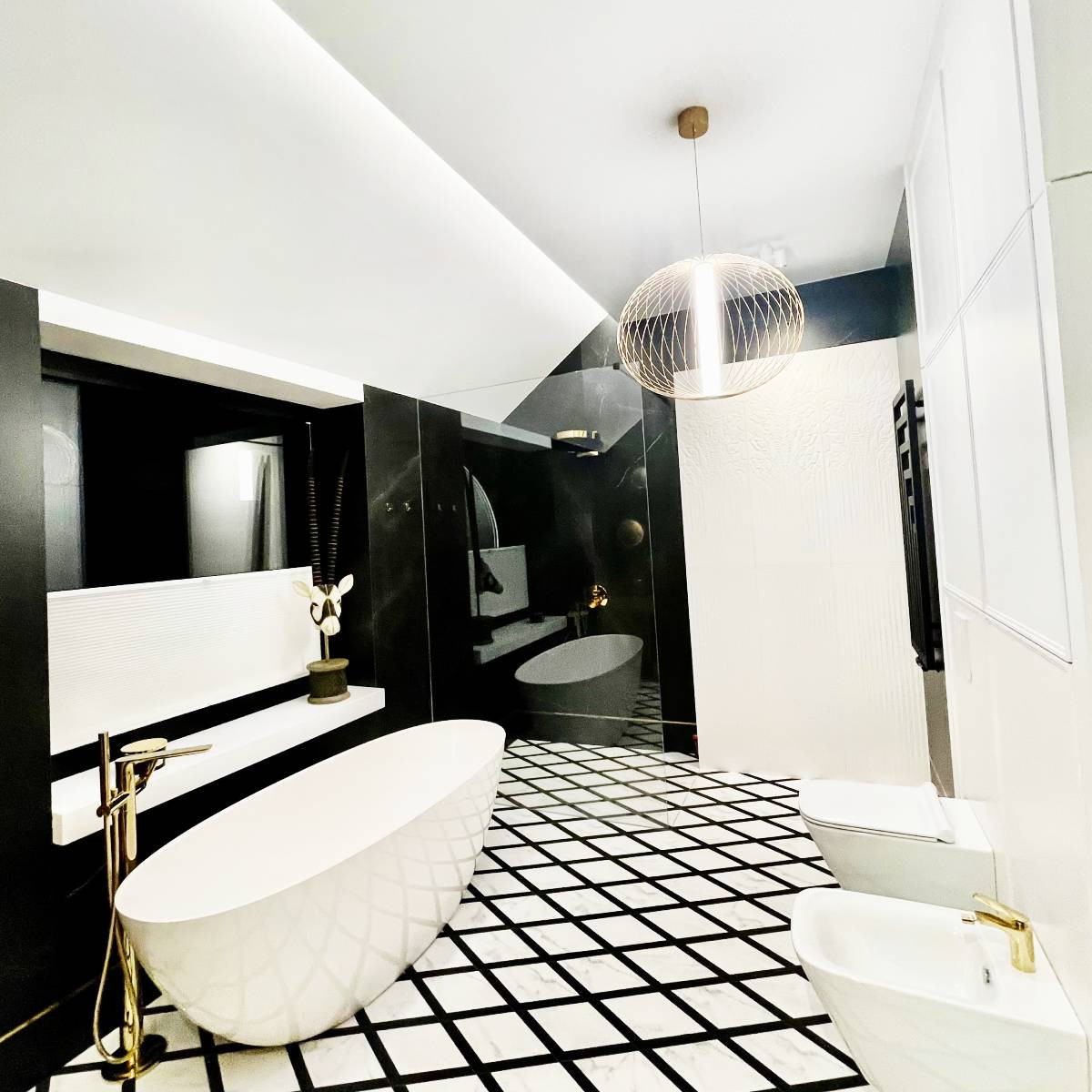 Lampa wisząca Treviso czarna LED CCT - obrazek 3