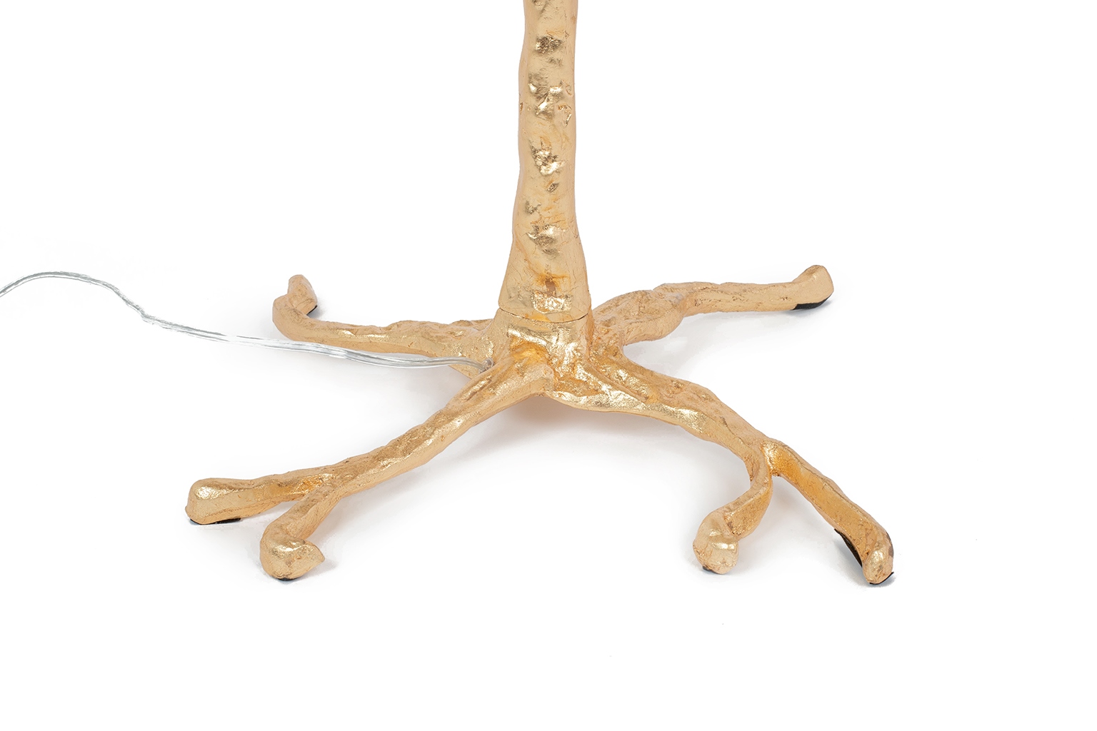 MOOSEE lampa podłogowa TIFFANY 175 biała mosiądz / naturalne pióra - obrazek 5