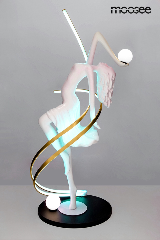 MOOSEE lampa podłogowa DANCING QUEEN biała - obrazek 6