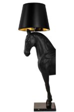 MOOSEE lampa podłogowa KOŃ HORSE STAND S czarna - włókno szklane