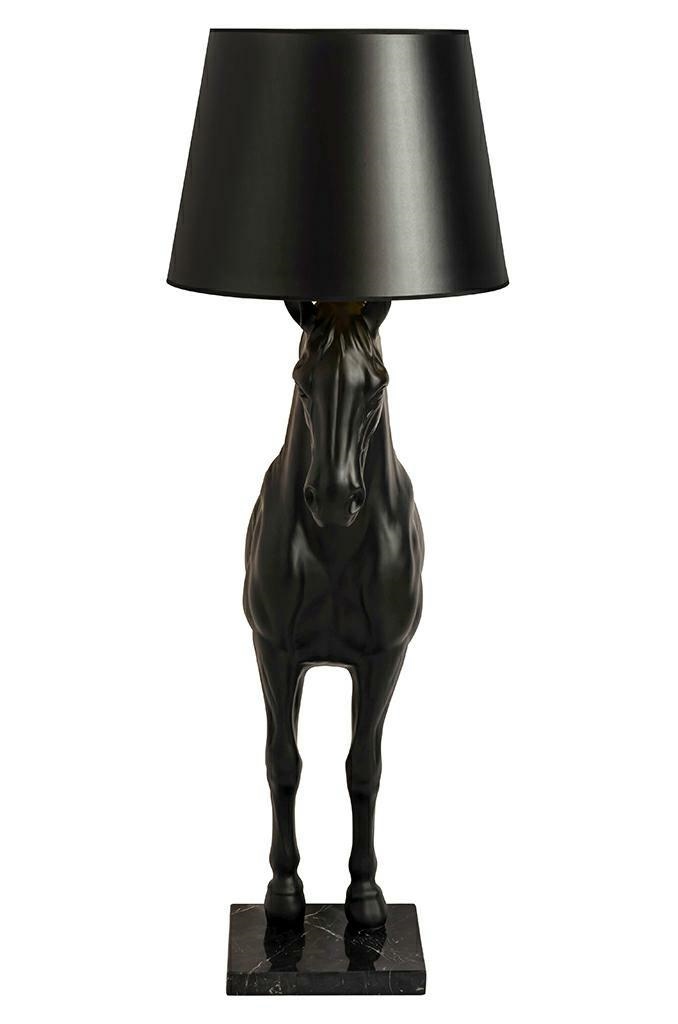 MOOSEE lampa podłogowa KOŃ HORSE STAND S czarna - włókno szklane - obrazek 5