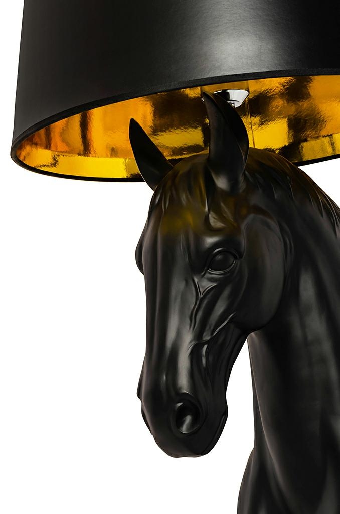 MOOSEE lampa podłogowa KOŃ HORSE STAND S czarna - włókno szklane - obrazek 6