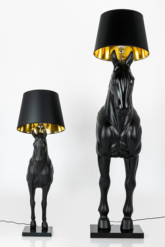 MOOSEE lampa podłogowa KOŃ HORSE STAND S czarna - włókno szklane - obrazek 11