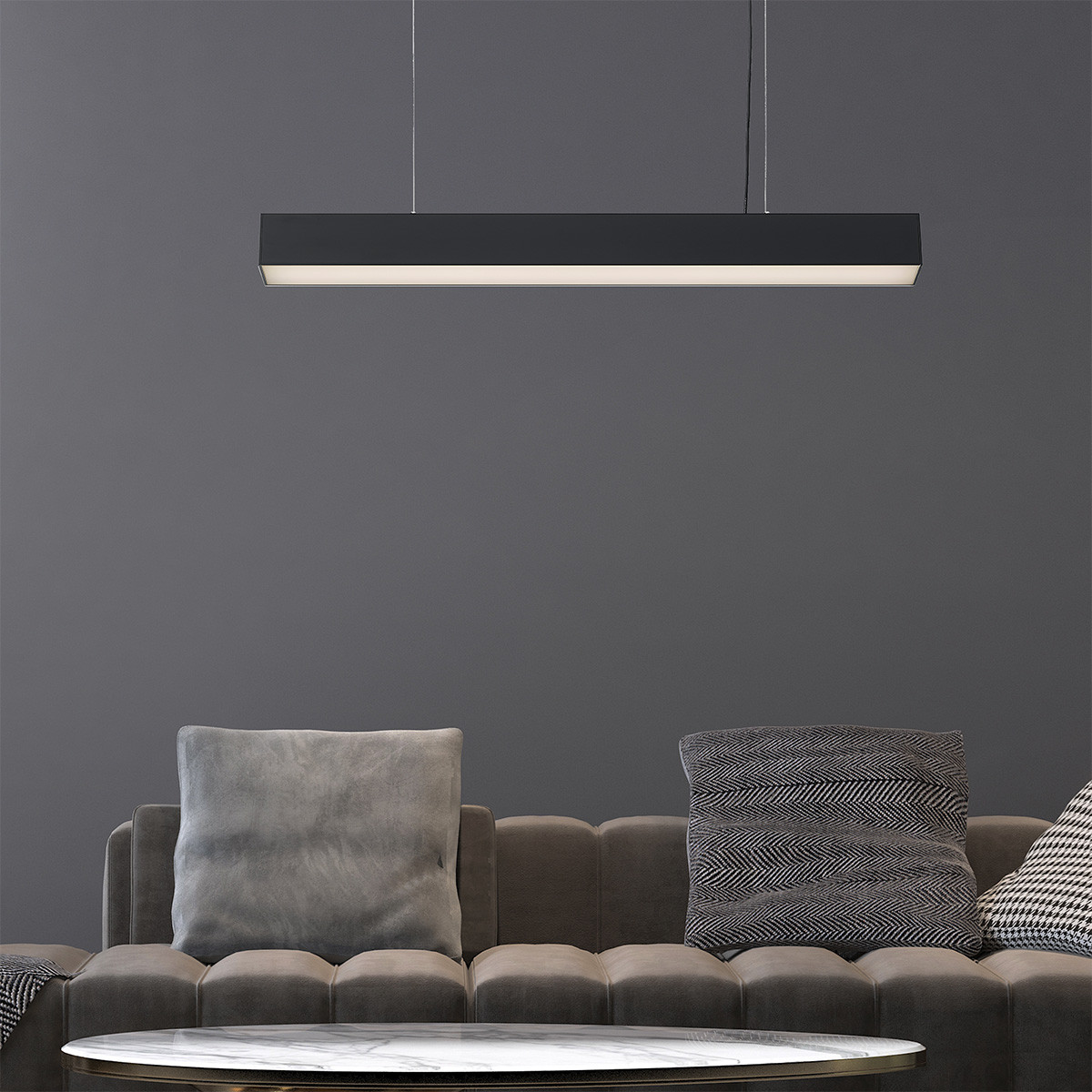 Lampa wisząca Luci M czarna Tuya LED CCT - obrazek 3