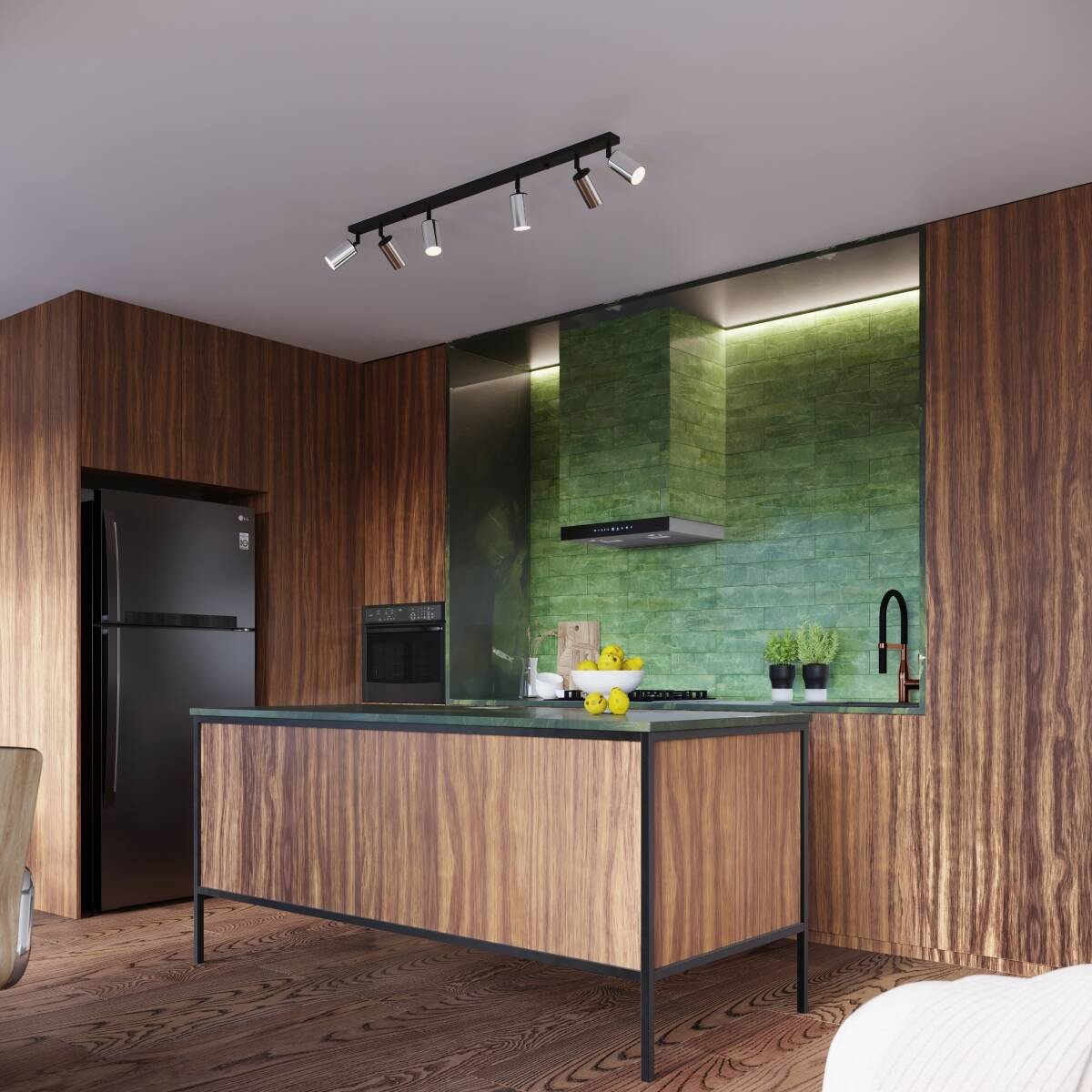 Kinkiet WINX czarny/chrom - obrazek 7