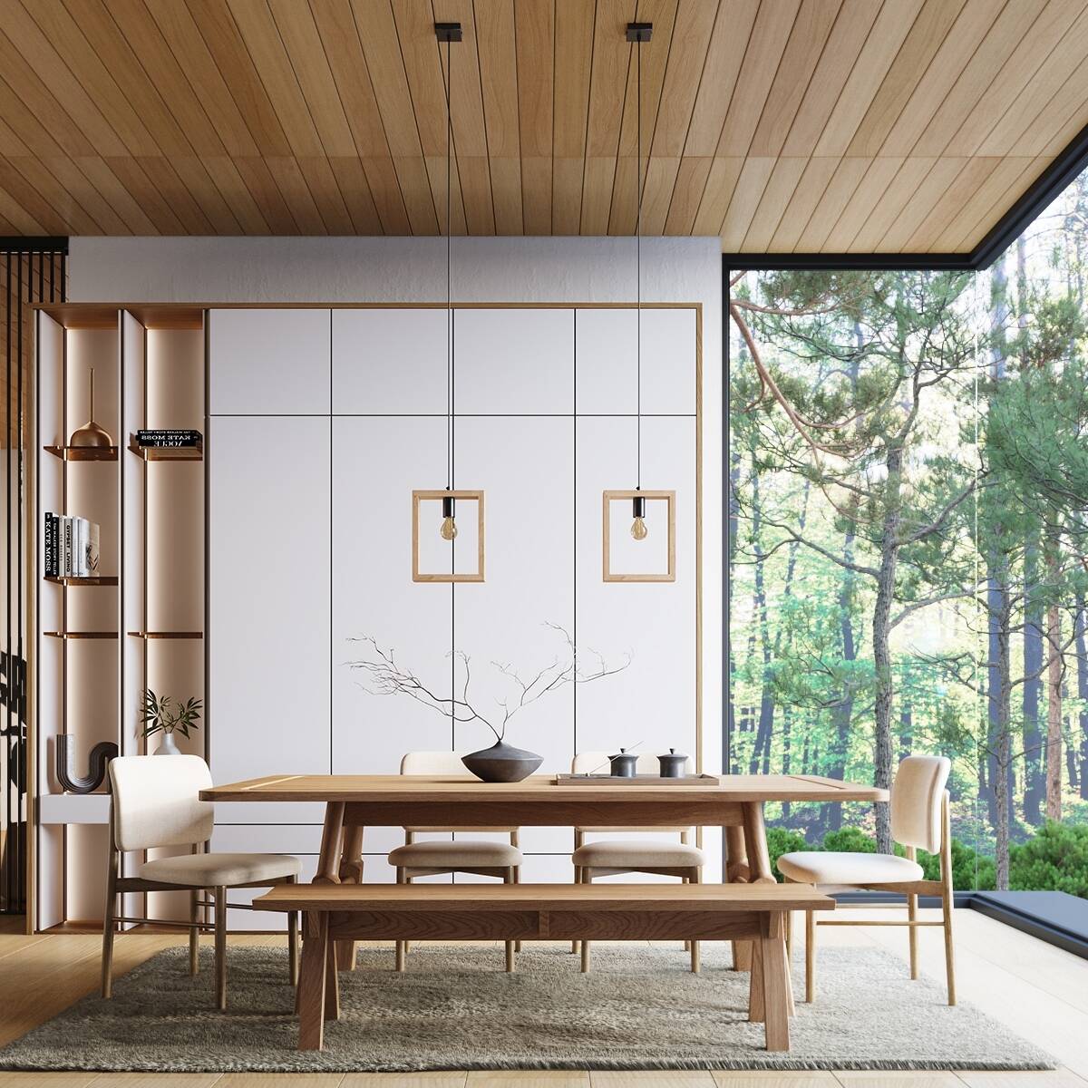 Lampa wisząca ARIES naturalne drewno - obrazek 8