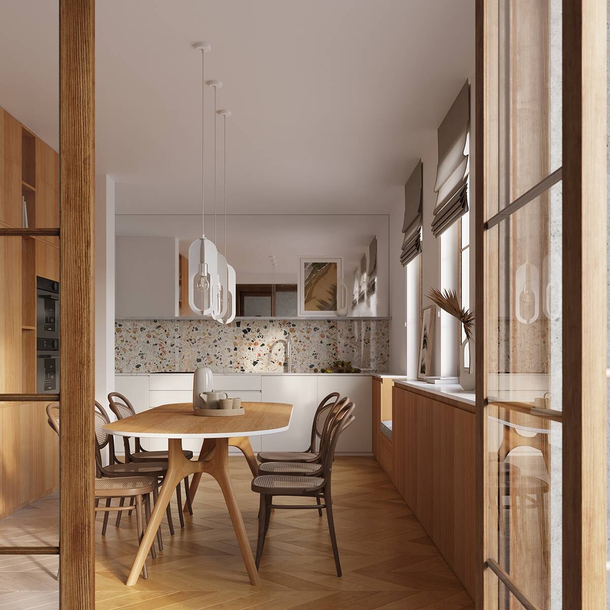 Lampa wisząca NICUS 3P biała - obrazek 7