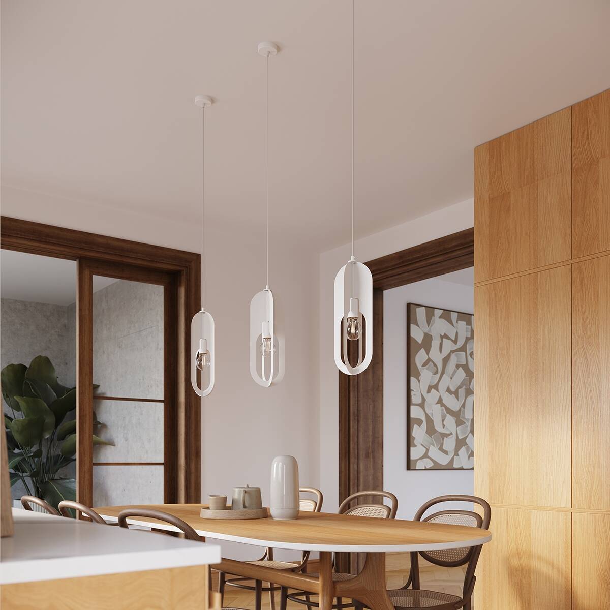 Lampa wisząca NICUS 3P biała - obrazek 8