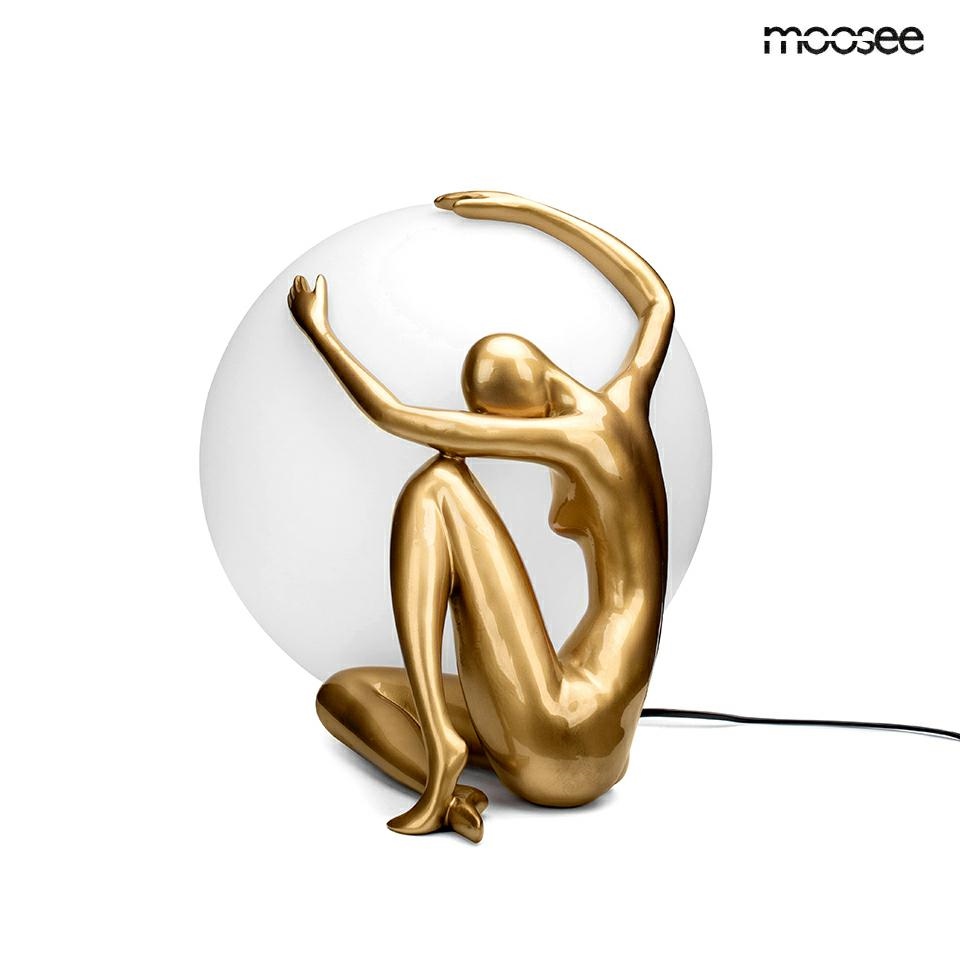 MOOSEE lampa stołowa UOMO 50 złota - obrazek 3