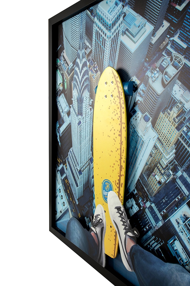 Obraz BIG CITY SKATER 130x130 cm - obrazek 4