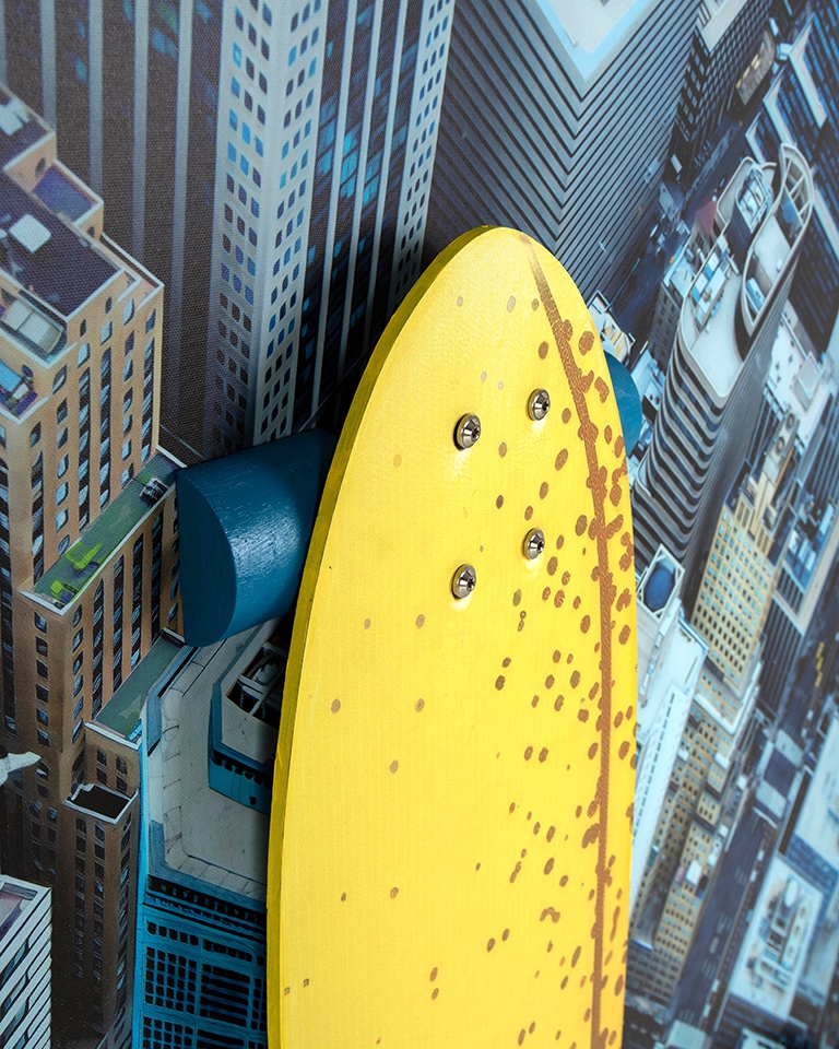 Obraz BIG CITY SKATER 130x130 cm - obrazek 5