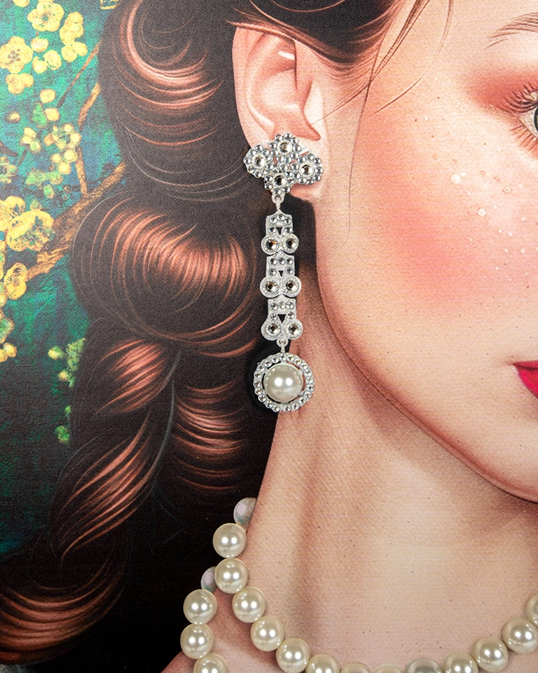 Obraz PEARLS LEOPARD 150x120 cm - obrazek 8