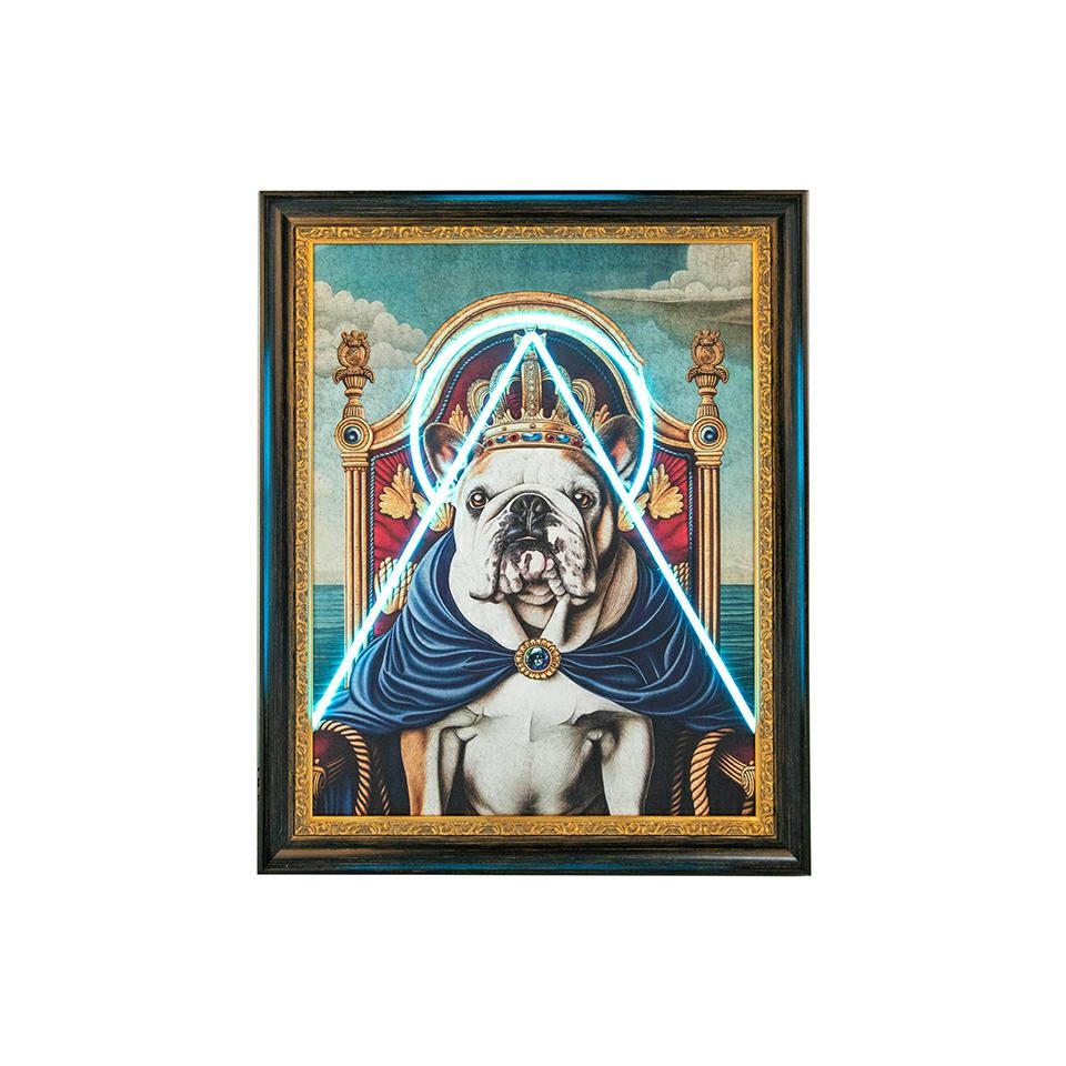 Obraz NEON BULLDOG 80x100 cm - obrazek 3