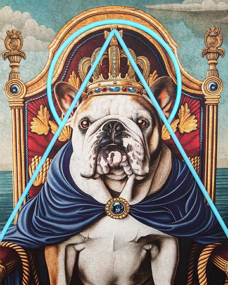 Obraz NEON BULLDOG 80x100 cm - obrazek 6