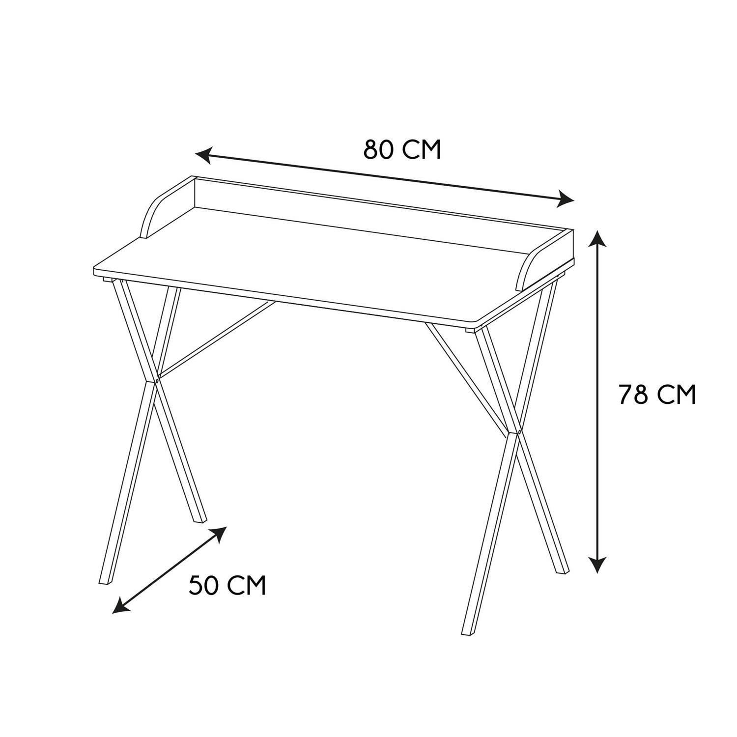 Biurko Brice lastryko niebieskie - obrazek 9