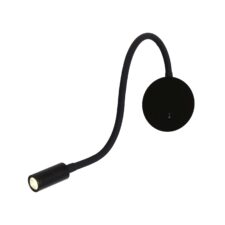 Kinkiet na elastycznym wysięgniku Senise czarny LED 3000K